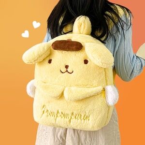 Sanrio Characters Plush Backpack Pompompurin